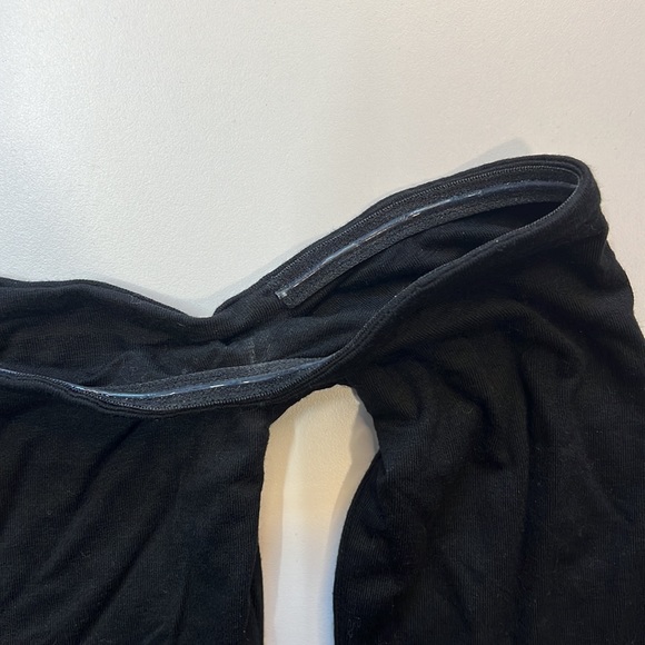 RE ONA WOMEN'S OFF SHOULDER BODYSUIT BASIC TOP BLACK - Picture 6 of 9